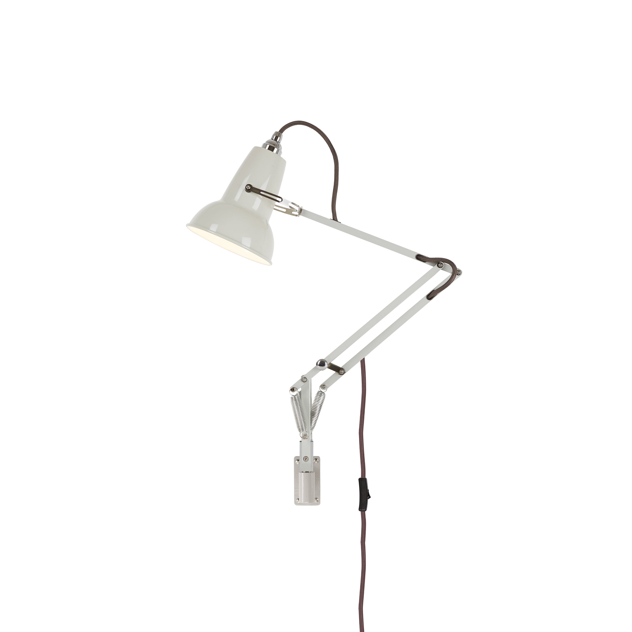 Original 1227 Mini Wall Mounted Lamp: Linen White