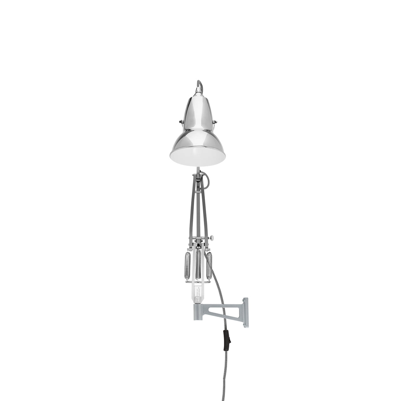 Original 1227 Wall Mounted Lamp: Bright Chrome