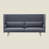 Outline Highback 3-Seater Sofa: Large