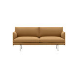 Outline Studio Sofa: Polished Aluminum + 66.9