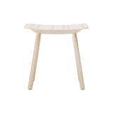 Colour Footstool: Warm White + Pink Grid