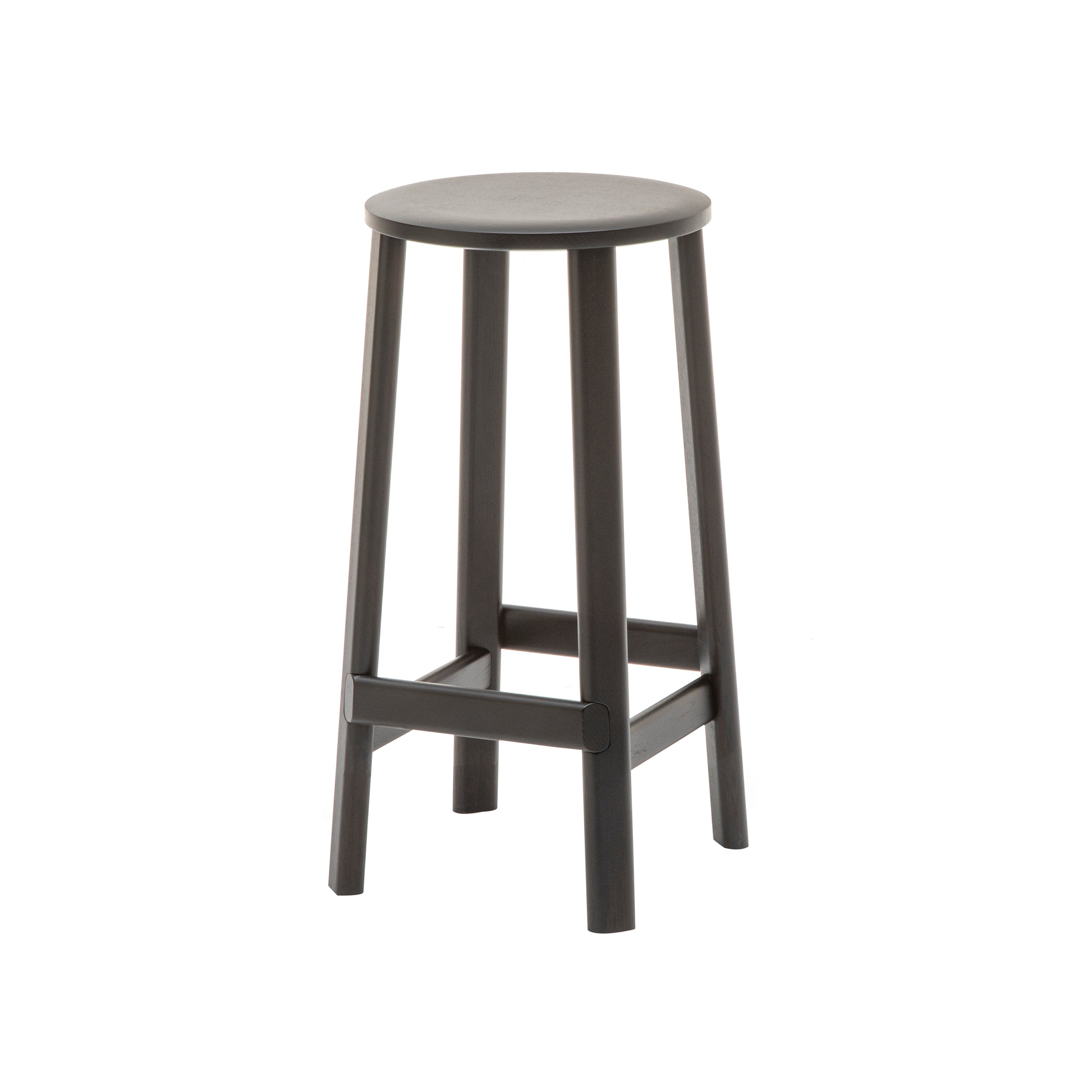 Archive Bar + Counter Stool: Counter + Black + Without Pad