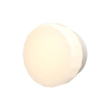 Pastille IP65 Wall Lamp: Collar + Faceted + Silk Grey