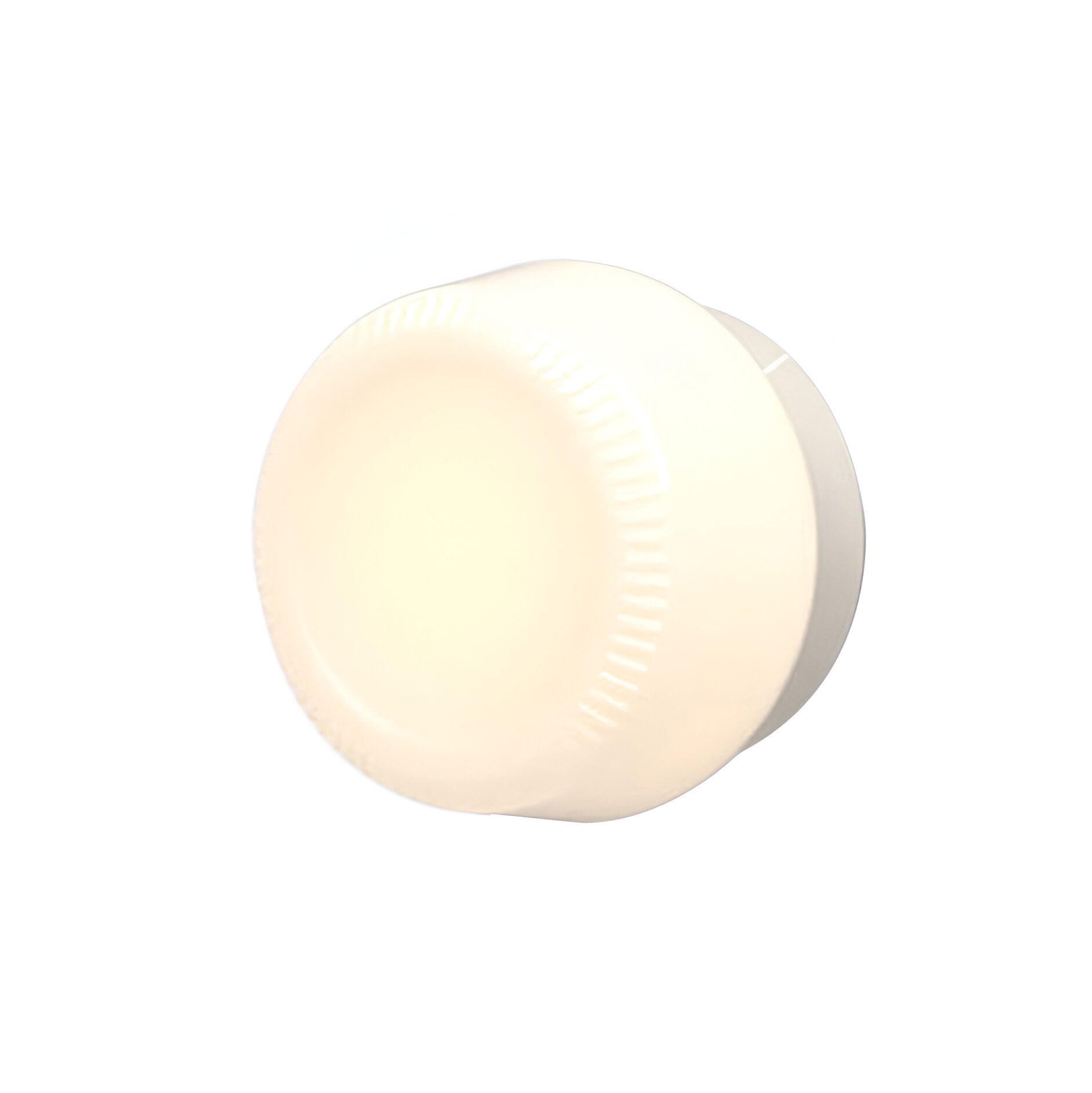 Pastille IP65 Wall Lamp: Collar + Ribbed + Silk Grey