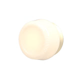 Pastille IP65 Wall Lamp: Collar + Ribbed + Satin Brass