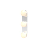Pastille 3 Wall Lamp: 3 Vanity + Droplet + Polished Chrome