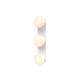 Pastille 3 Wall Lamp: 3 Vanity + Faceted + Matte White