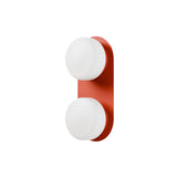 Pastille 2 Wall Lamp: 2 Heads Droplet + Vermillion