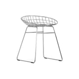 KM05 Wire Stool: Chrome