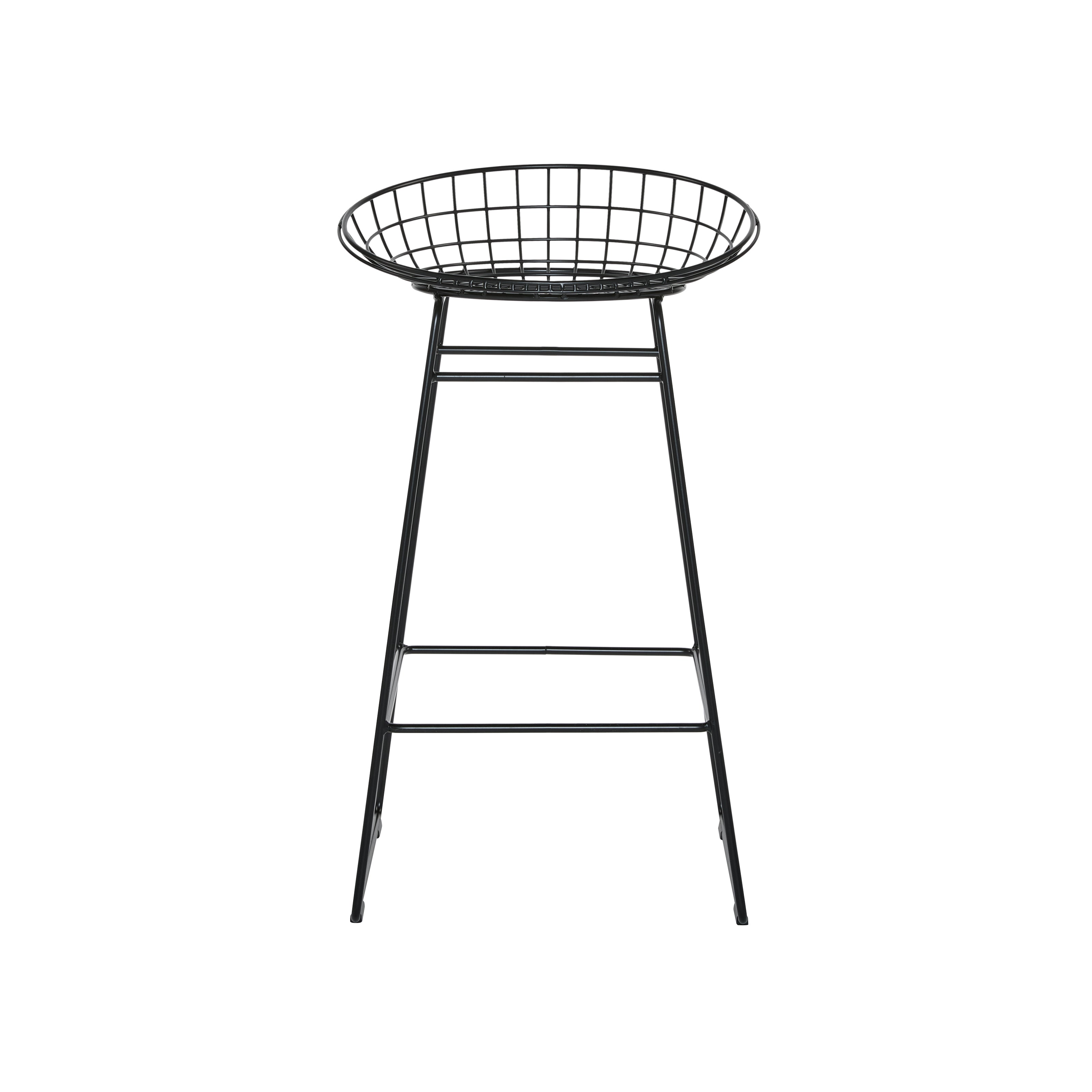 Wire Bar + Counter Stool: Counter + Black