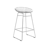 Wire Bar + Counter Stool: Counter + Chrome