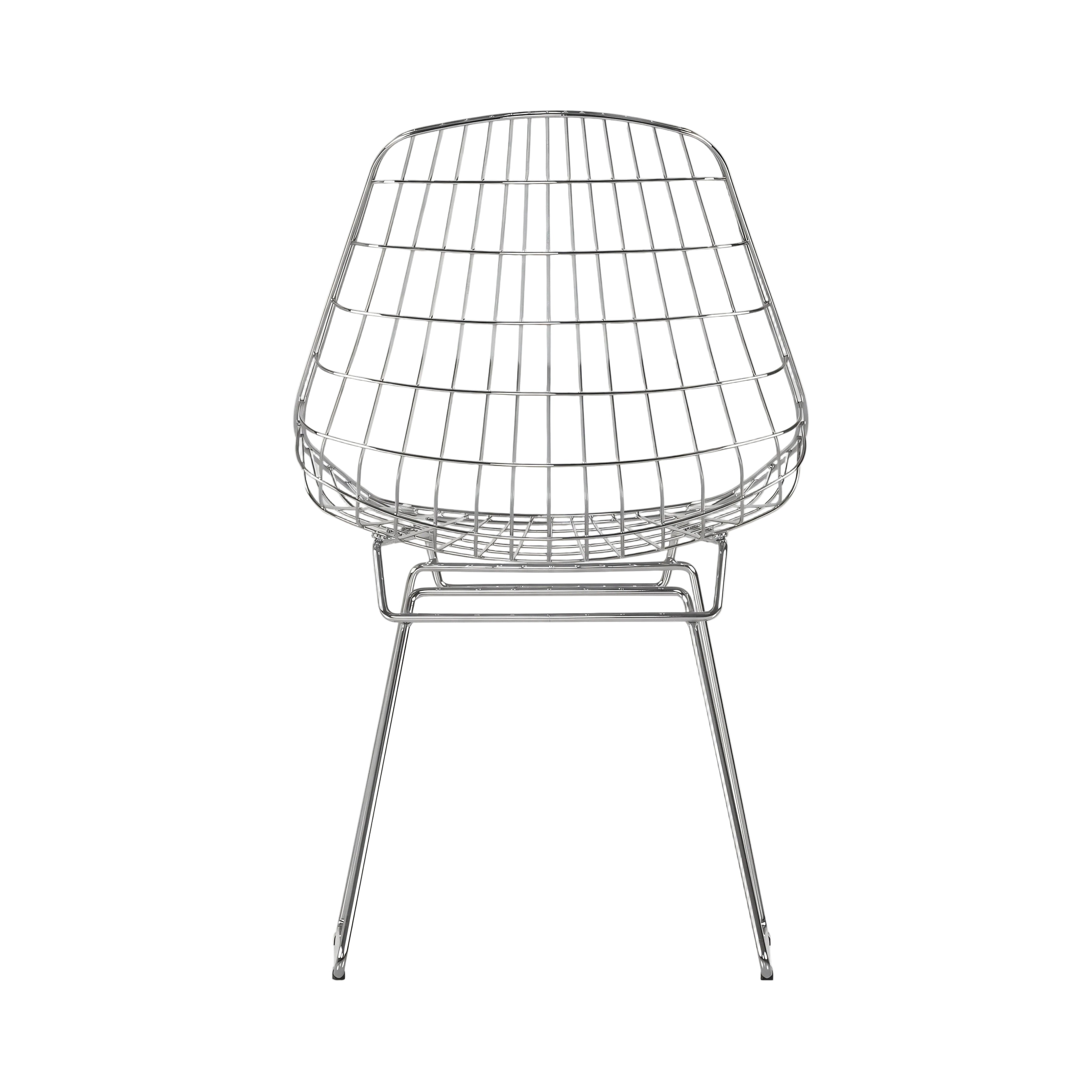 SM05 Wire Dining Chair: Chrome