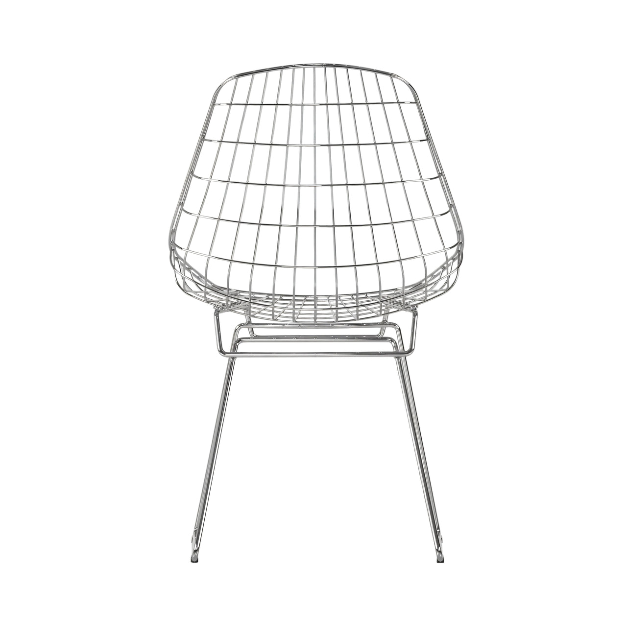 SM05 Wire Dining Chair: Chrome
