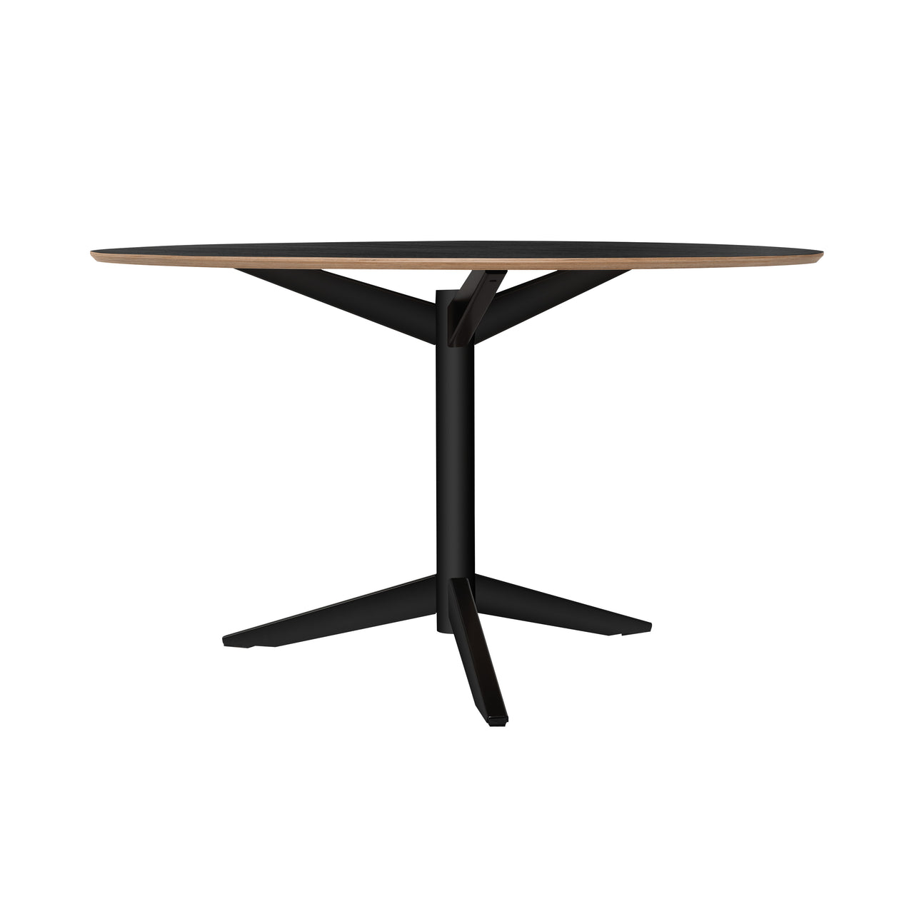 TE06 Dining Table: Fenix Black + Black