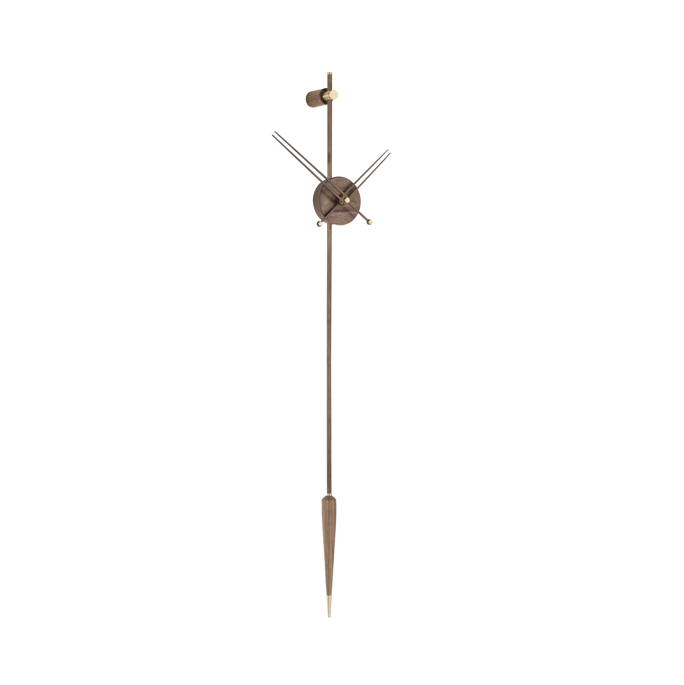 Punto Y Coma Premium Clock: Walnut