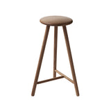 Perch Bar Stool: Low + Smoked Oak