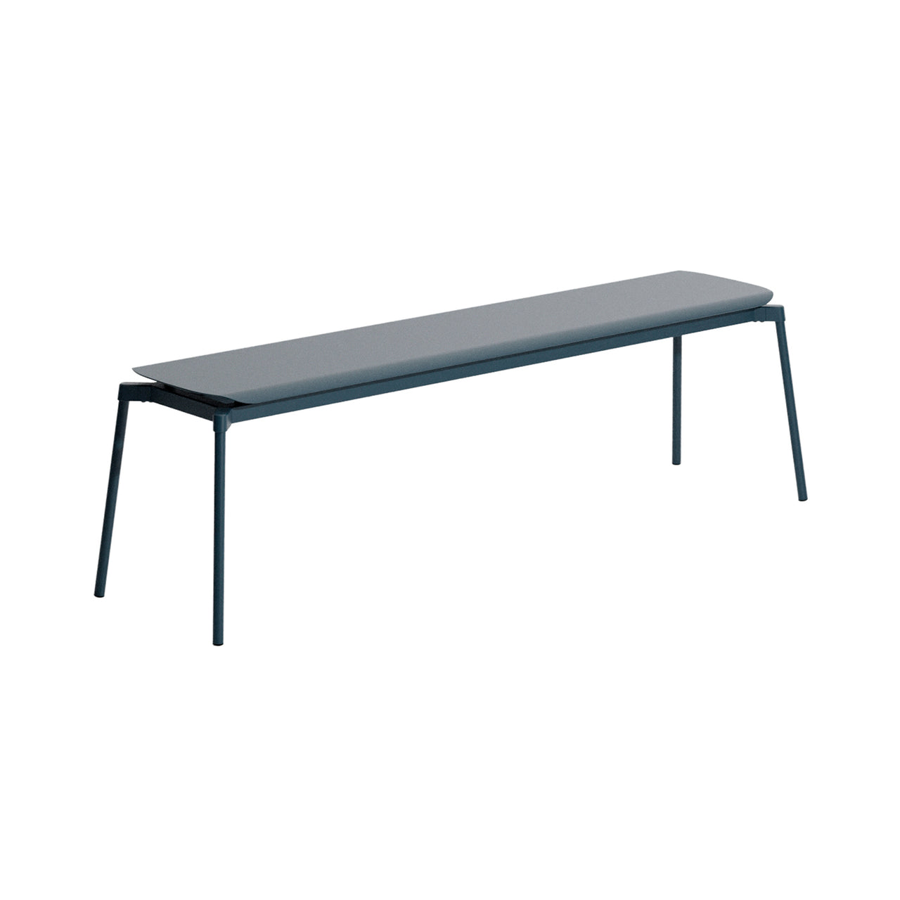 Fromme Bench: Grey Blue