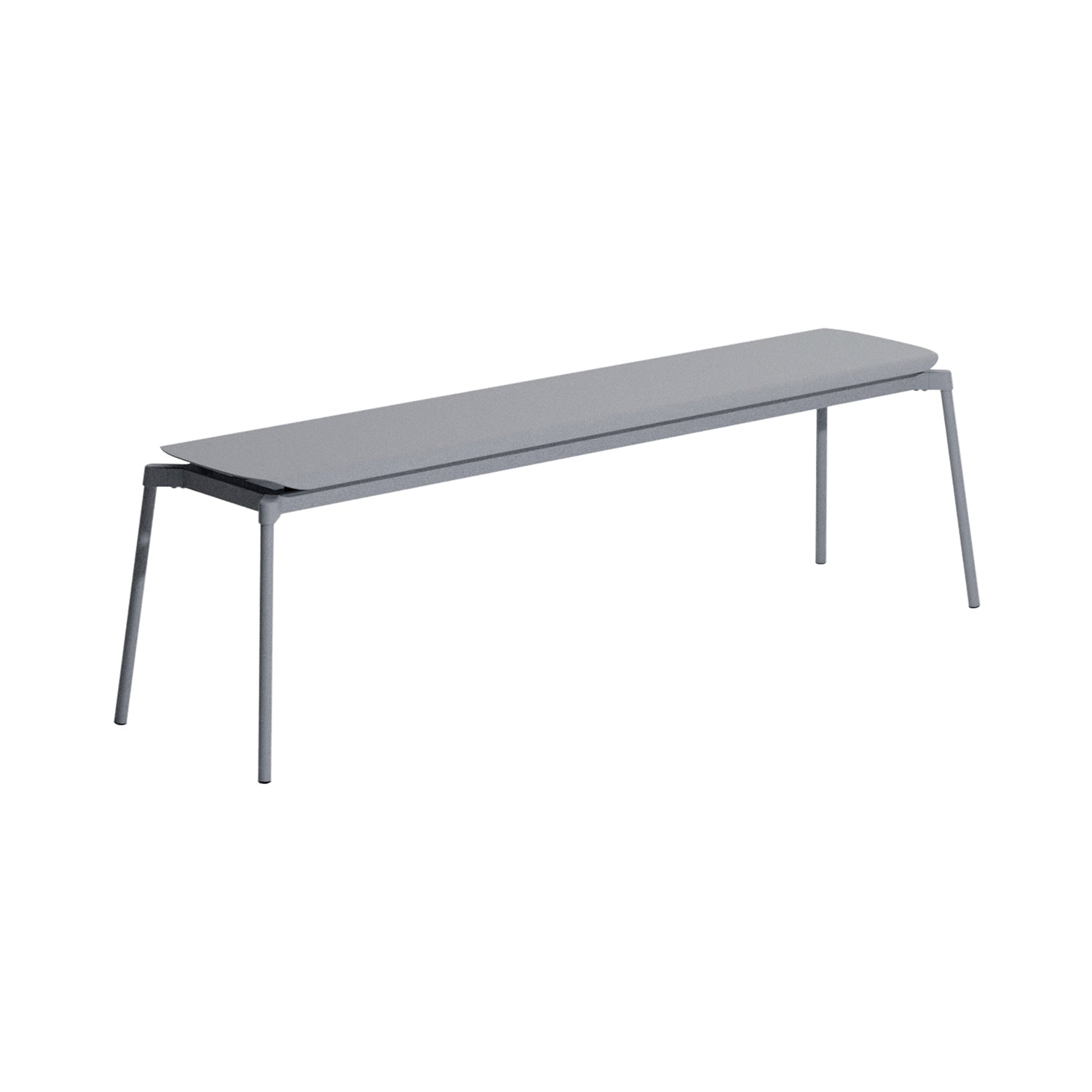 Fromme Bench: Stone Grey