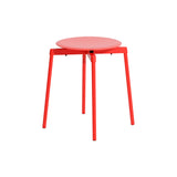 Fromme Stacking Stool: Set of 2 + Red