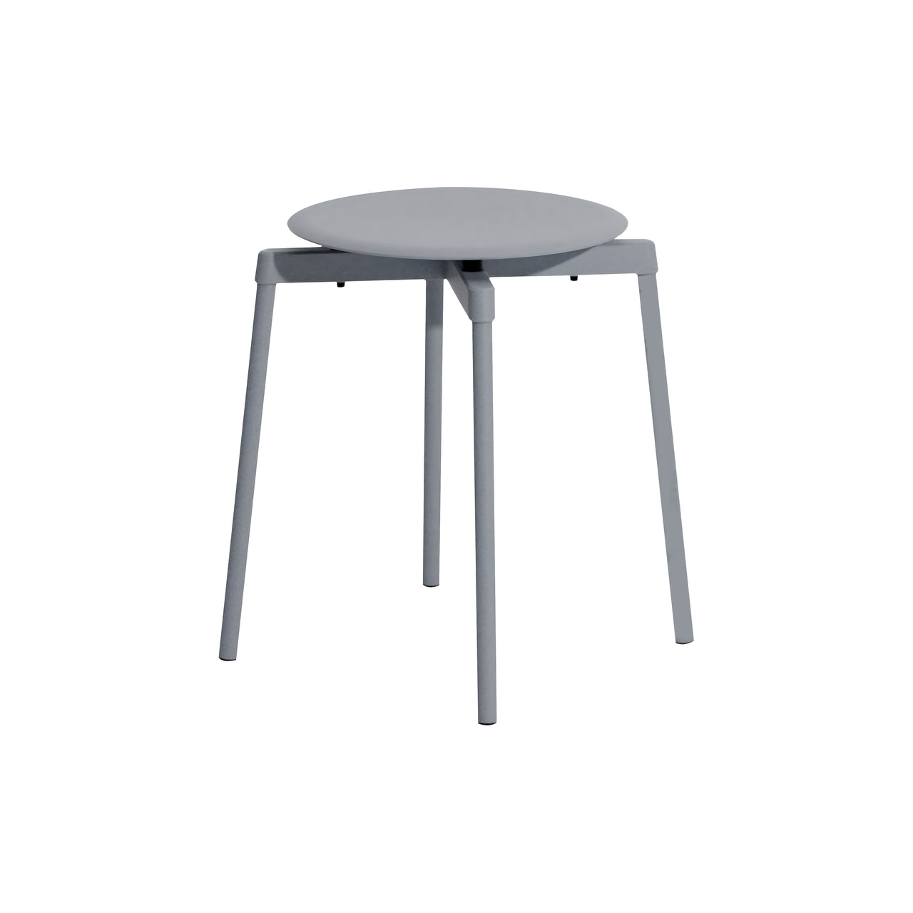 Fromme Stacking Stool: Set of 2 + Stone Grey