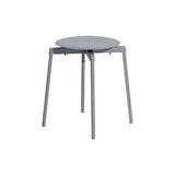 Fromme Stacking Stool: Set of 2 + Stone Grey