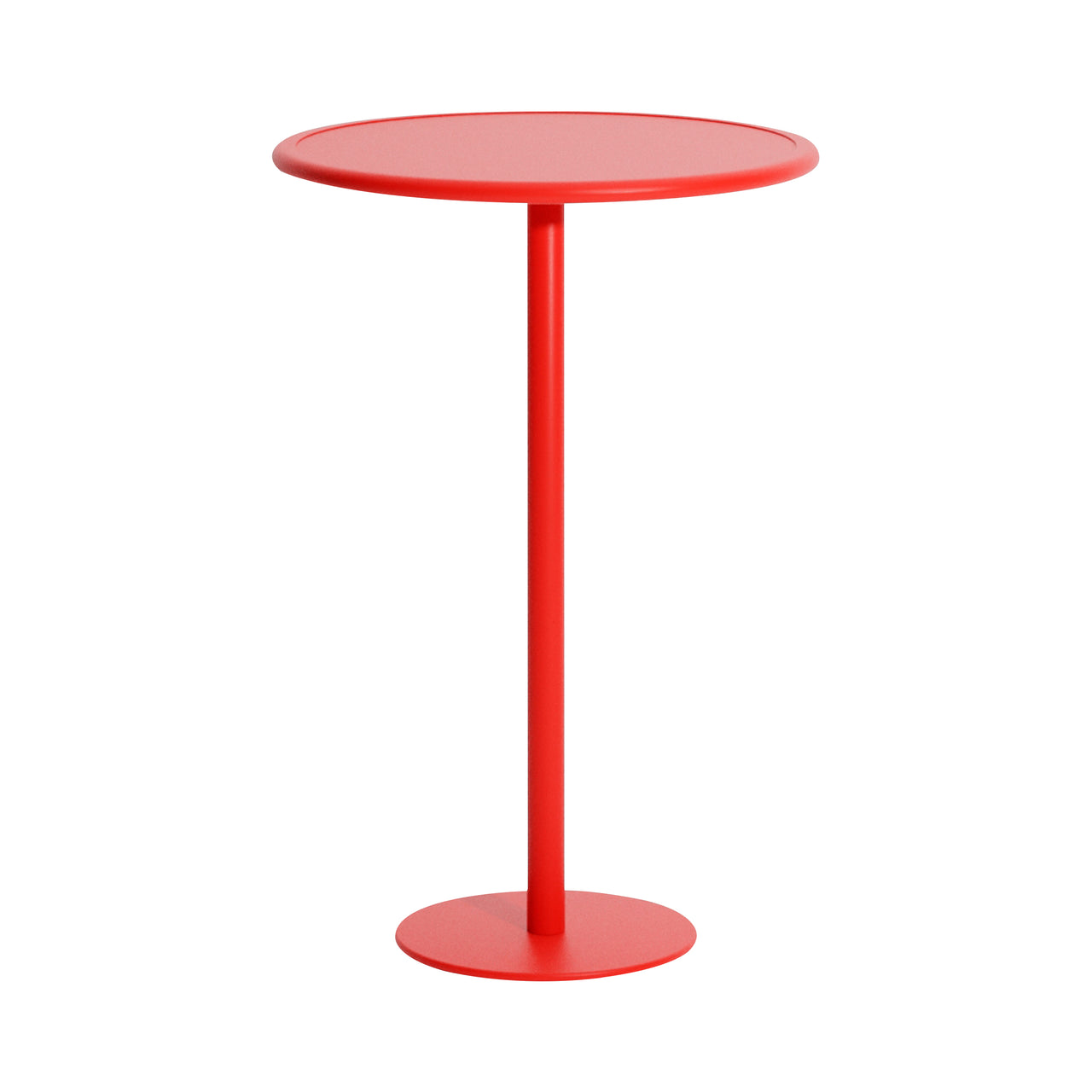 Week-End High Table: Round + Red