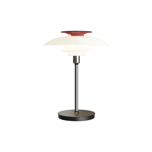 PH 80 Portable Lamp: Red + Chrome + Black