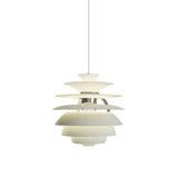 PH Snowball Pendant: Chrome + Dusty Green