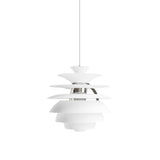 PH Snowball Pendant: Chrome + Soft White