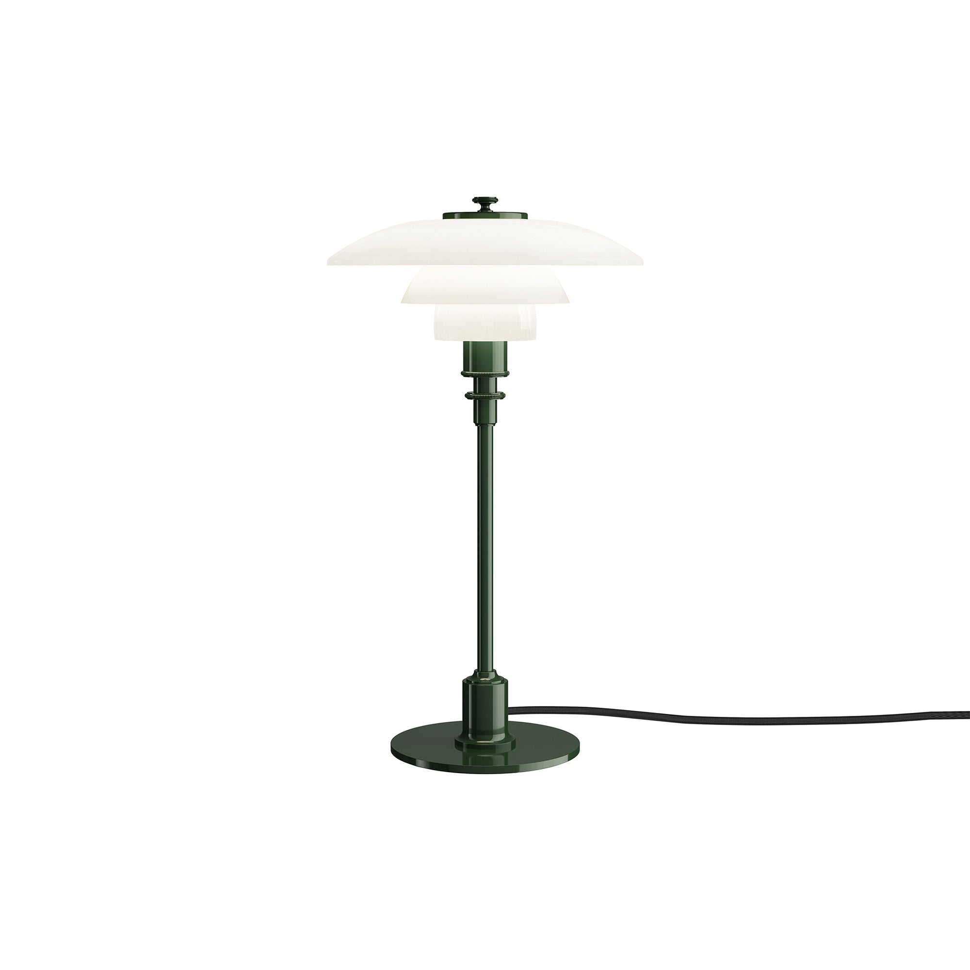 PH 2/1 Table Lamp: Deep Green + Black