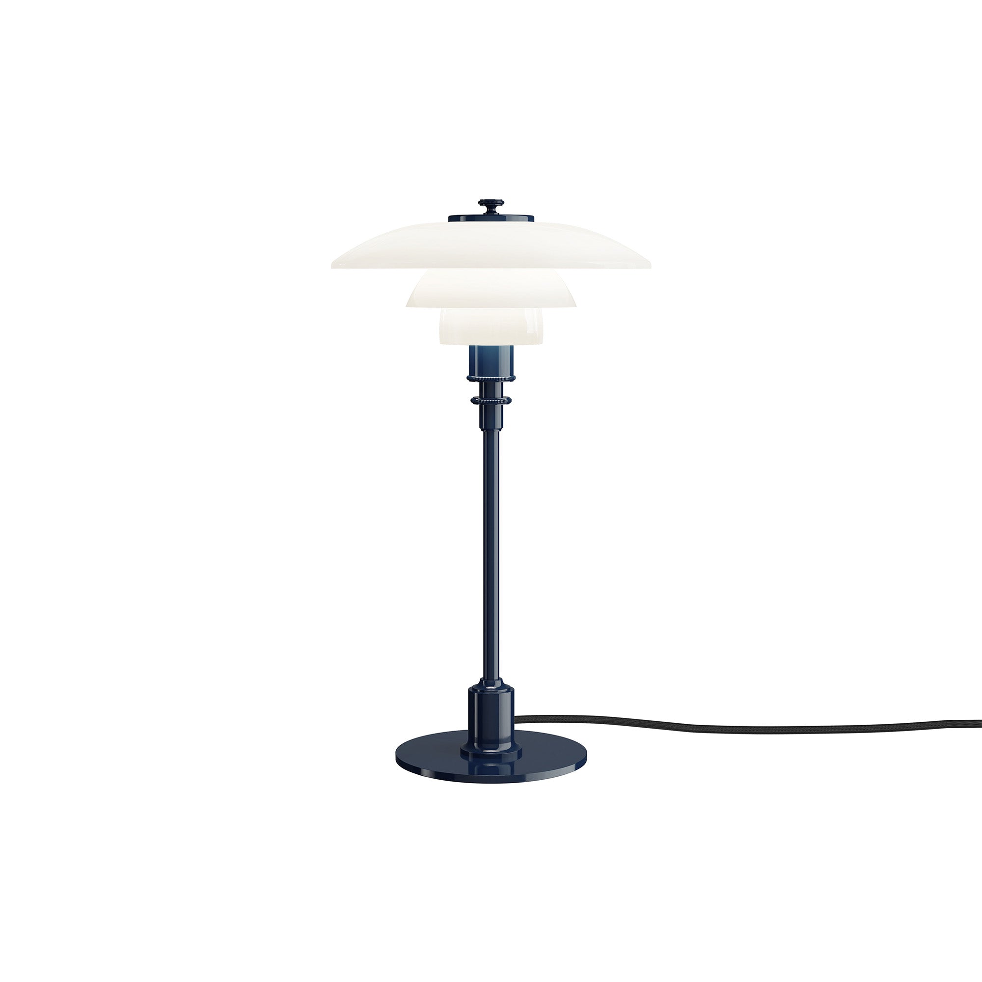 PH 2/1 Table Lamp: Deep Blue + Black