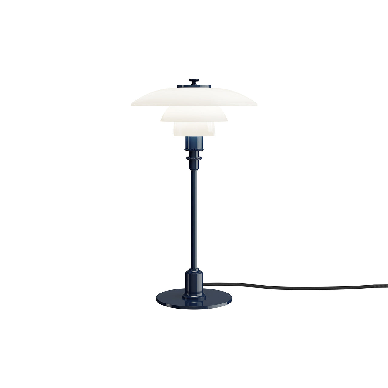 PH 2/1 Table Lamp: Deep Blue + Black