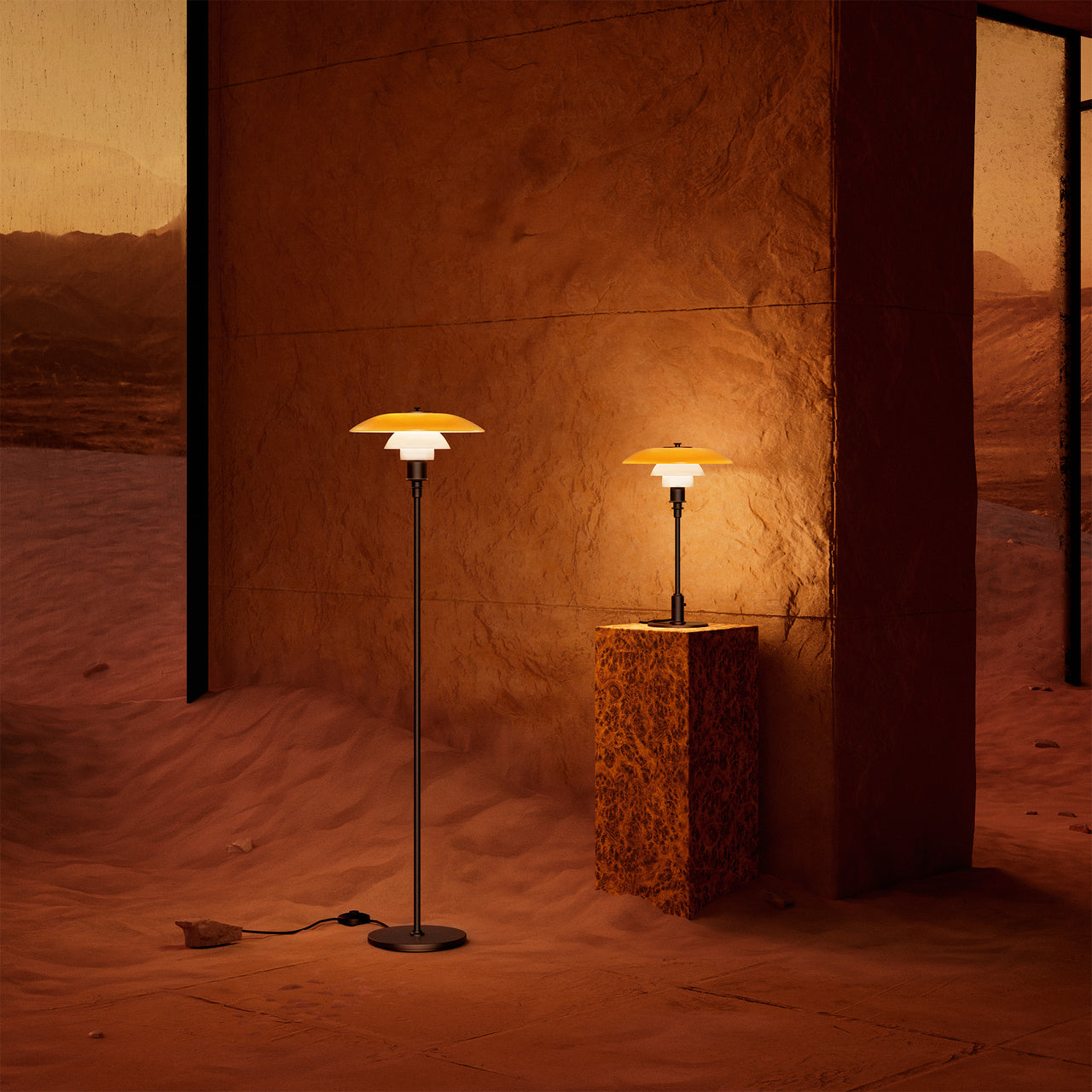 PH 3½-2½ Floor Lamp: Centenary Edition + LS
