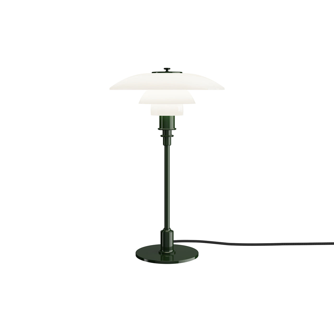 PH 3/2 Table Lamp: Deep Green + Black