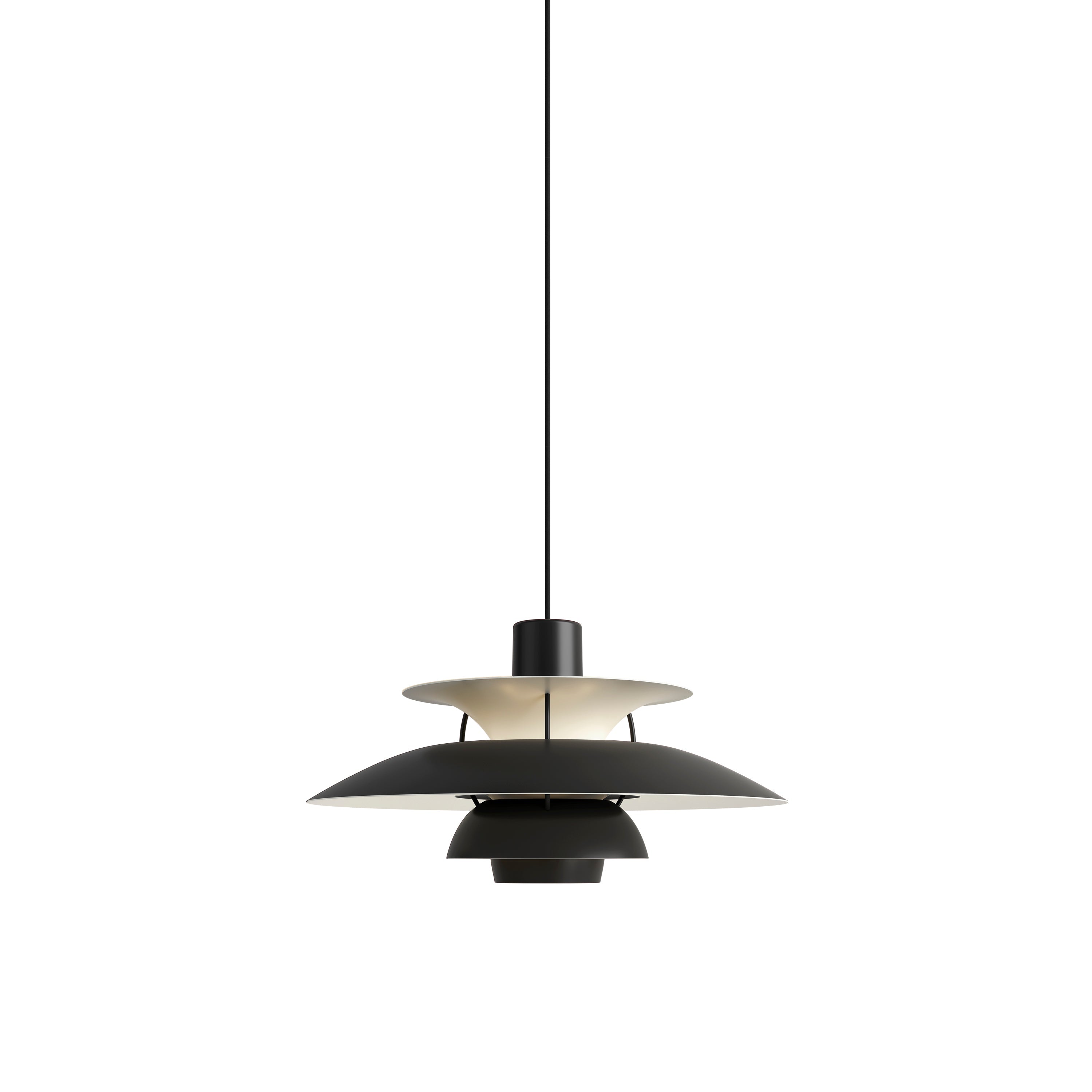 PH 5 Pendant: Monochrome Black + Black