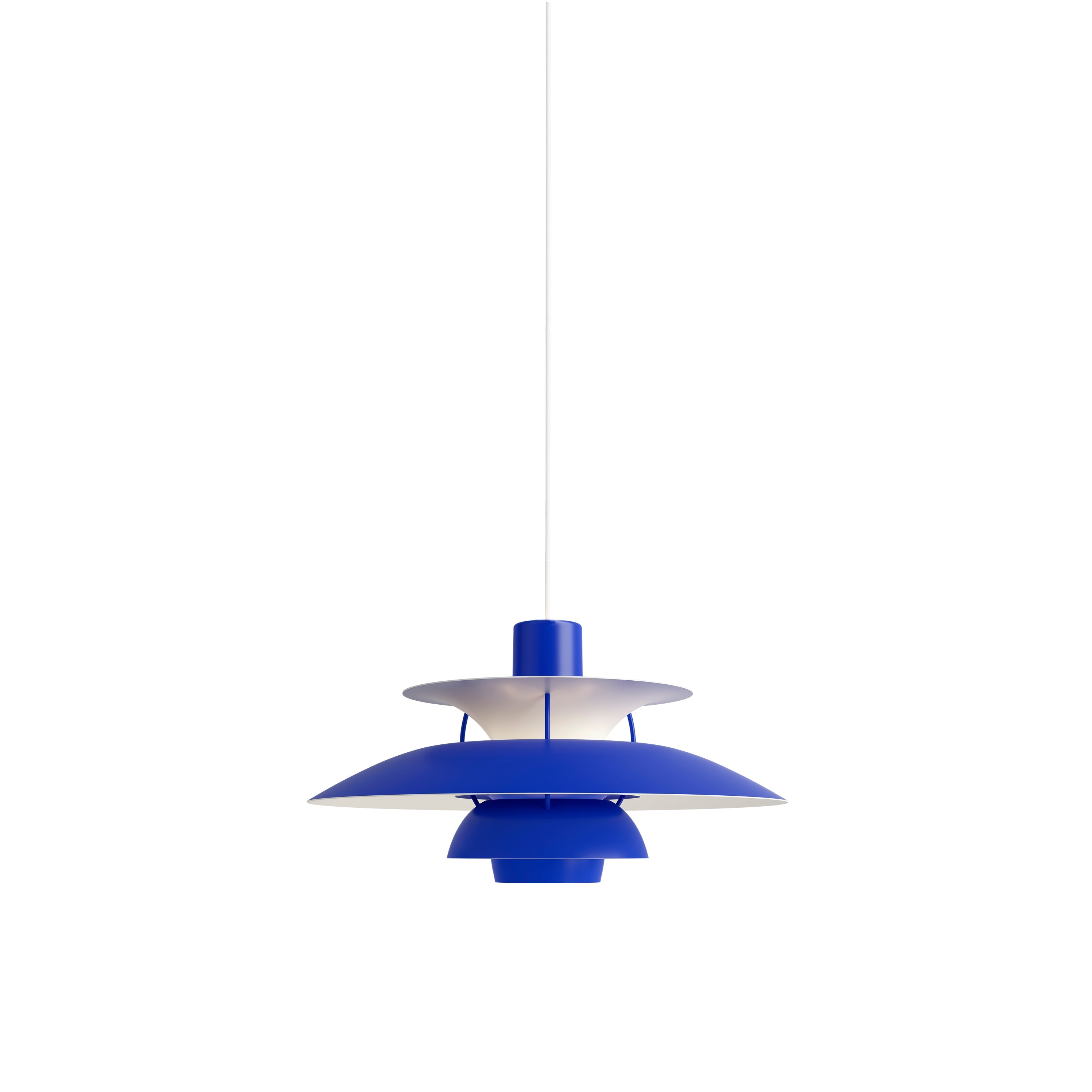 PH 5 Pendant: Monochrome Blue + White