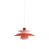 PH 5 Pendant: Hues of Red + White