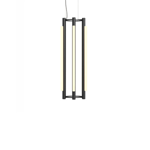 Pipeline 4 Chandelier: Black