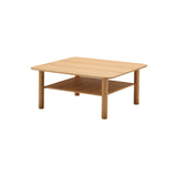 Port Coffee Table: Square + Oak