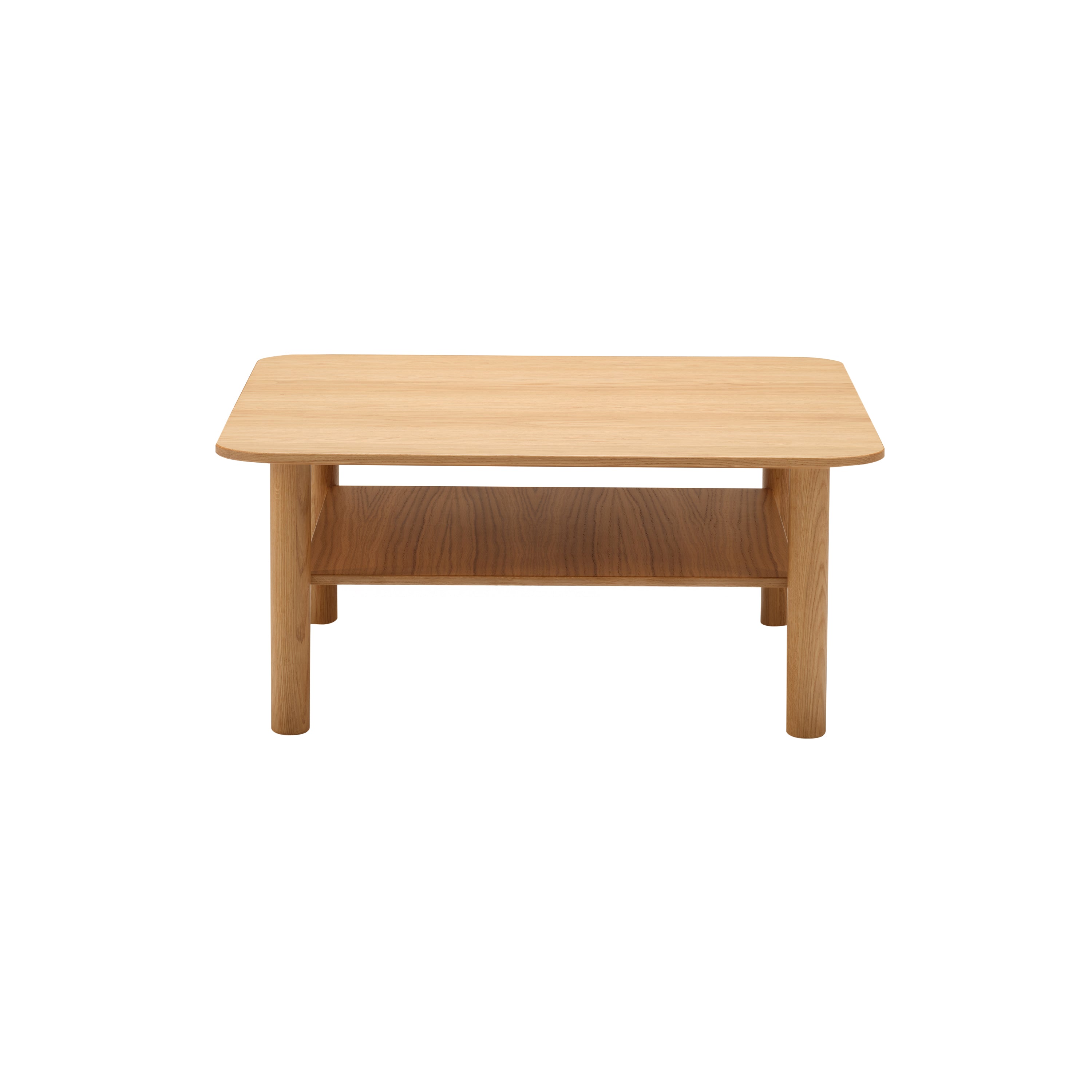 Port Coffee Table: Square + Oak