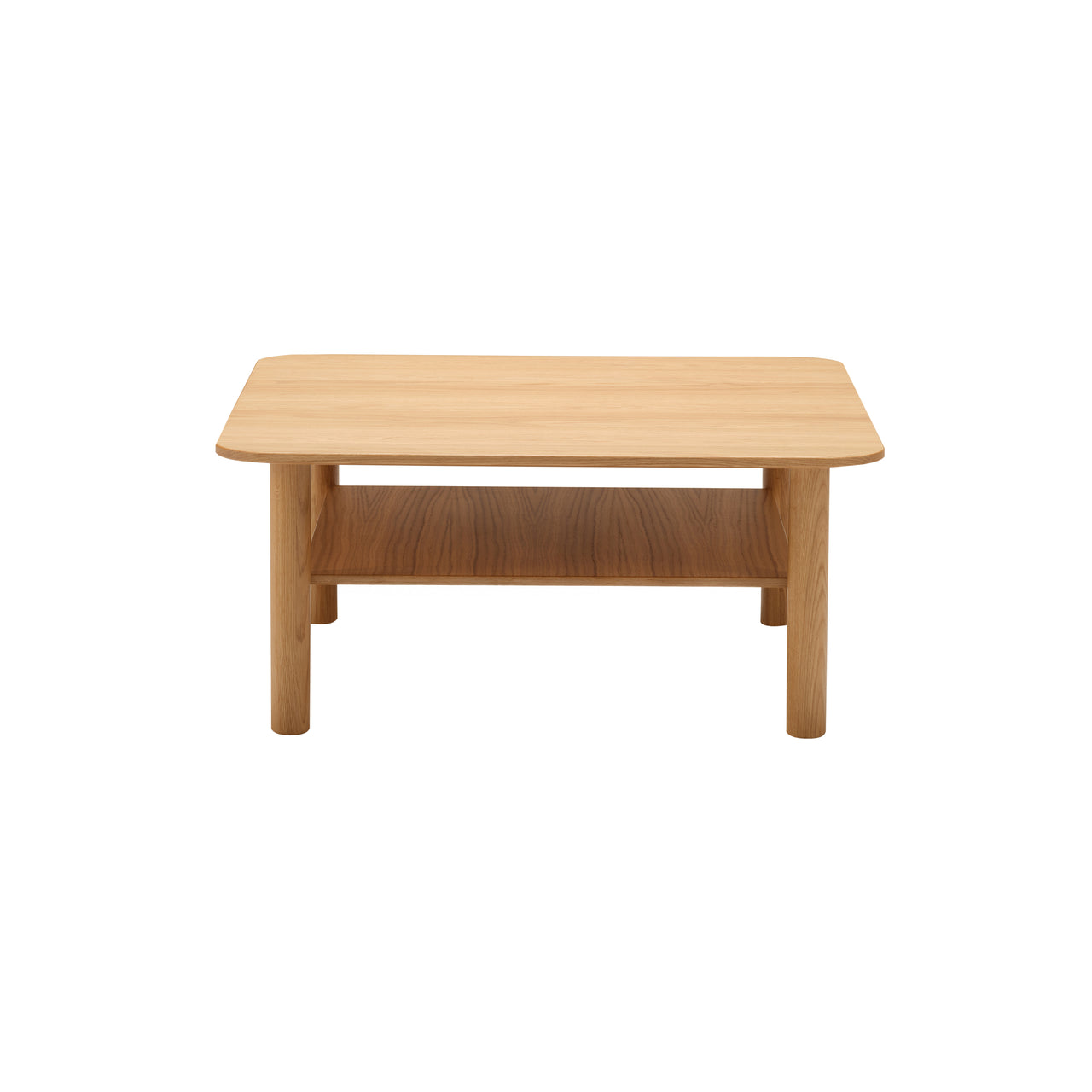 Port Coffee Table: Square + Oak
