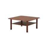 Port Coffee Table: Square + Walnut