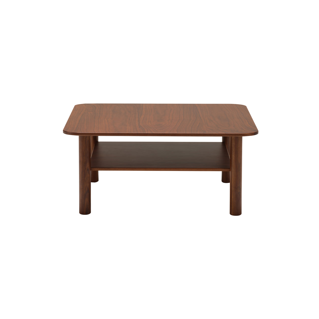 Port Coffee Table: Square + Walnut