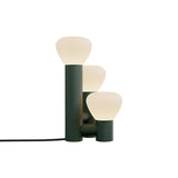 Parc 06 Table Lamp: Footswitch + Textured Green + Black