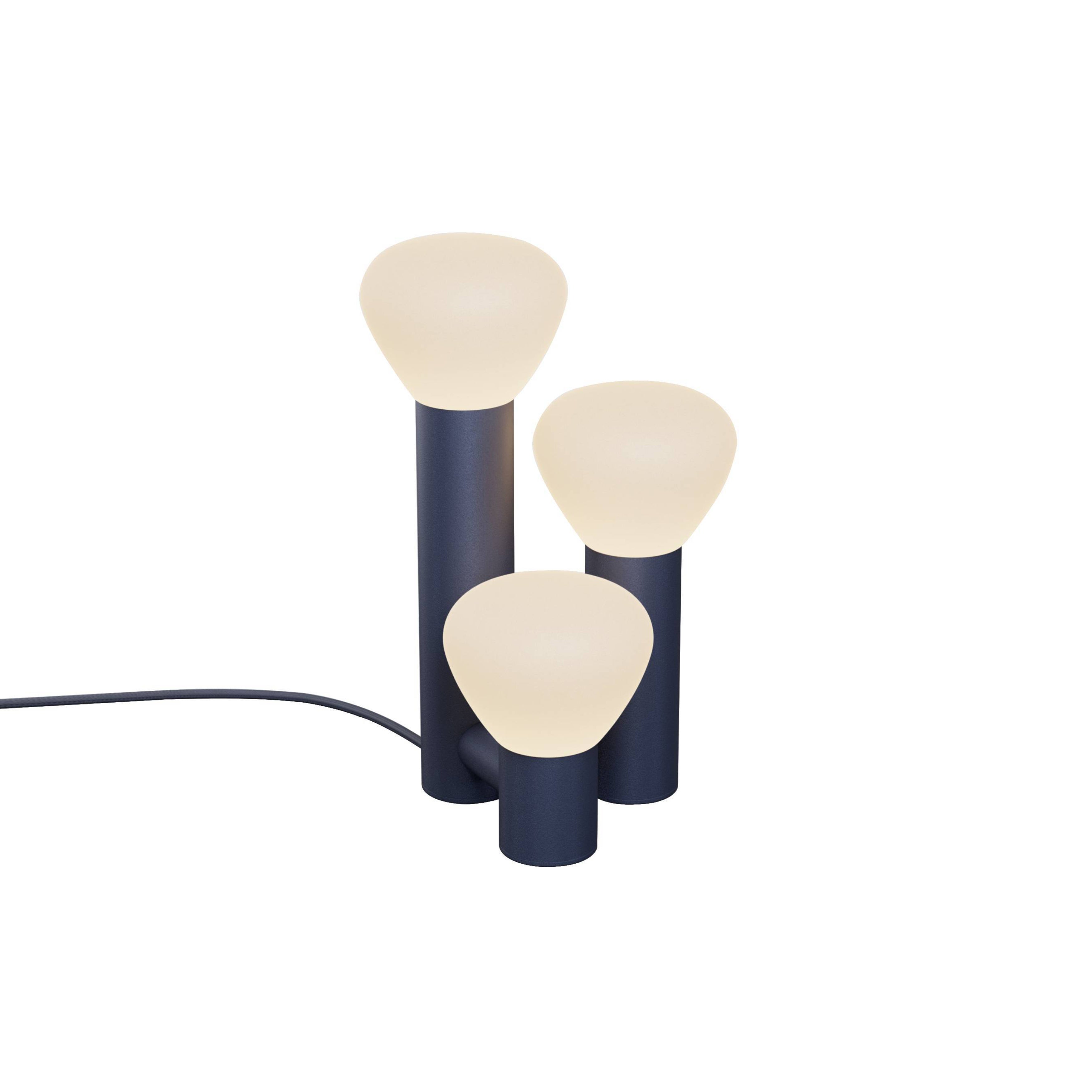 Parc 06 Table Lamp: Handswitch + Midnight Blue + Midnight Blue