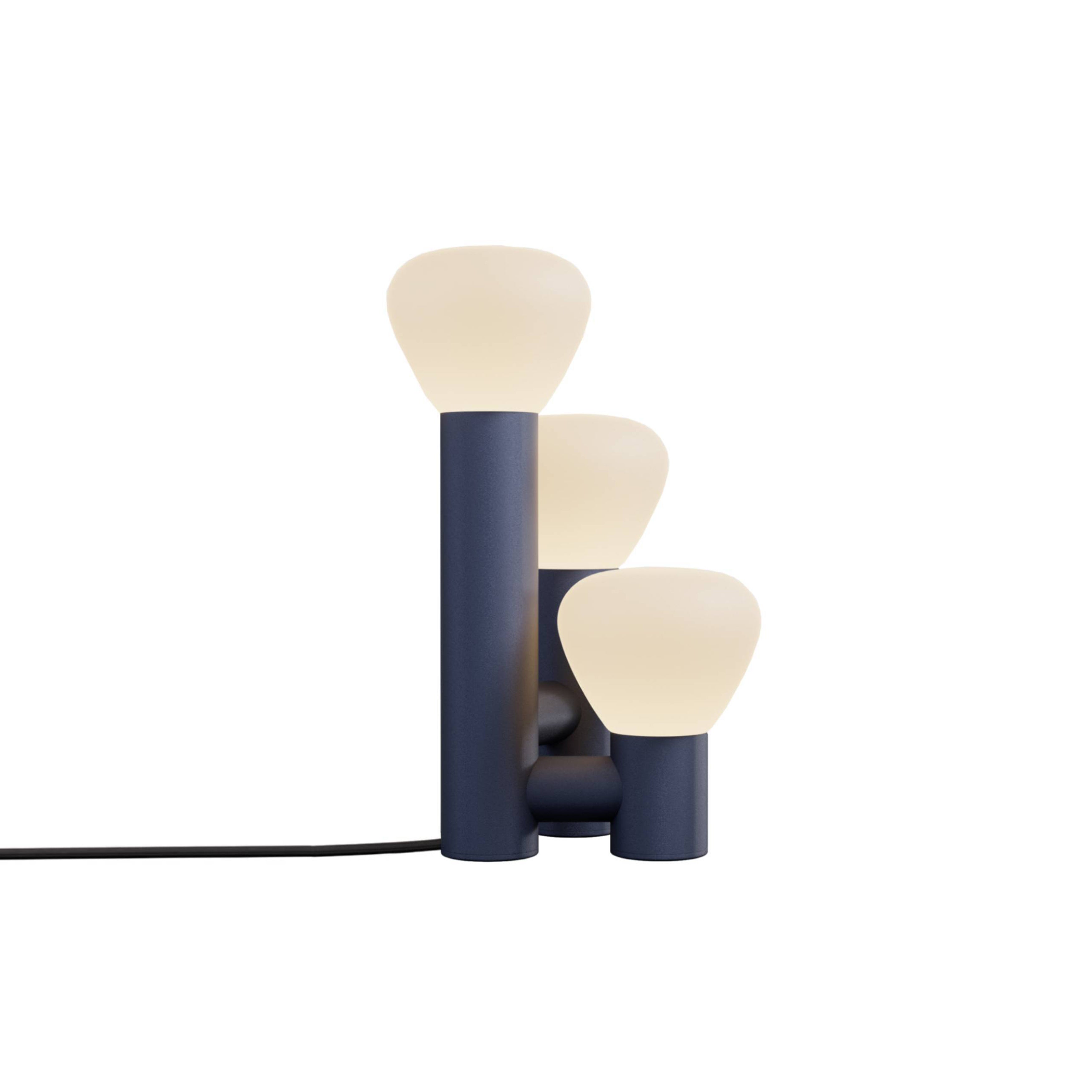 Parc 06 Table Lamp: Handswitch +  Midnight Blue + Black