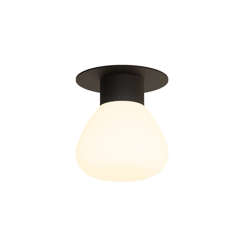 Parc 07 Wall/Ceiling Lamp: Textured Black