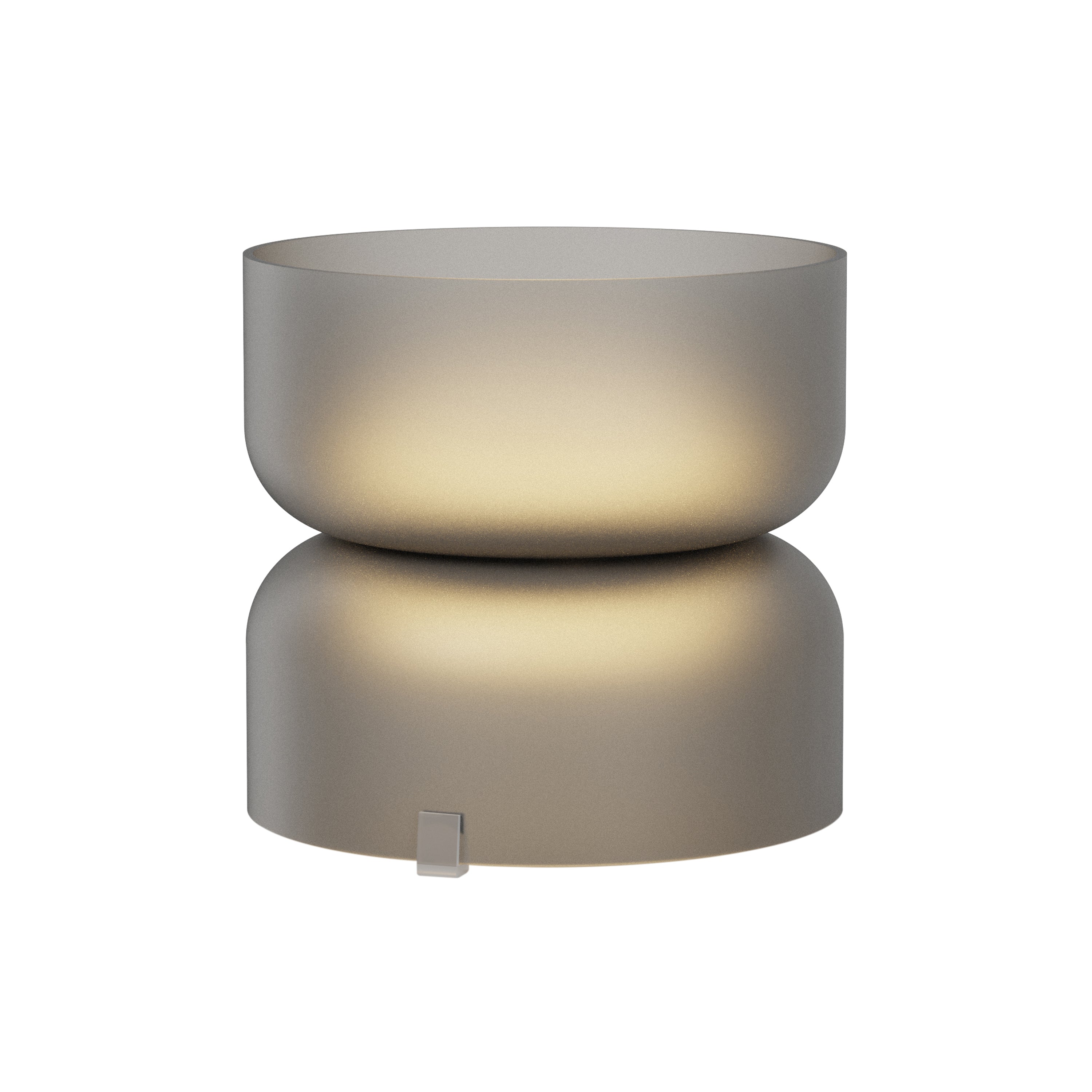 Totem Mini Table Lamp: Smoke Black