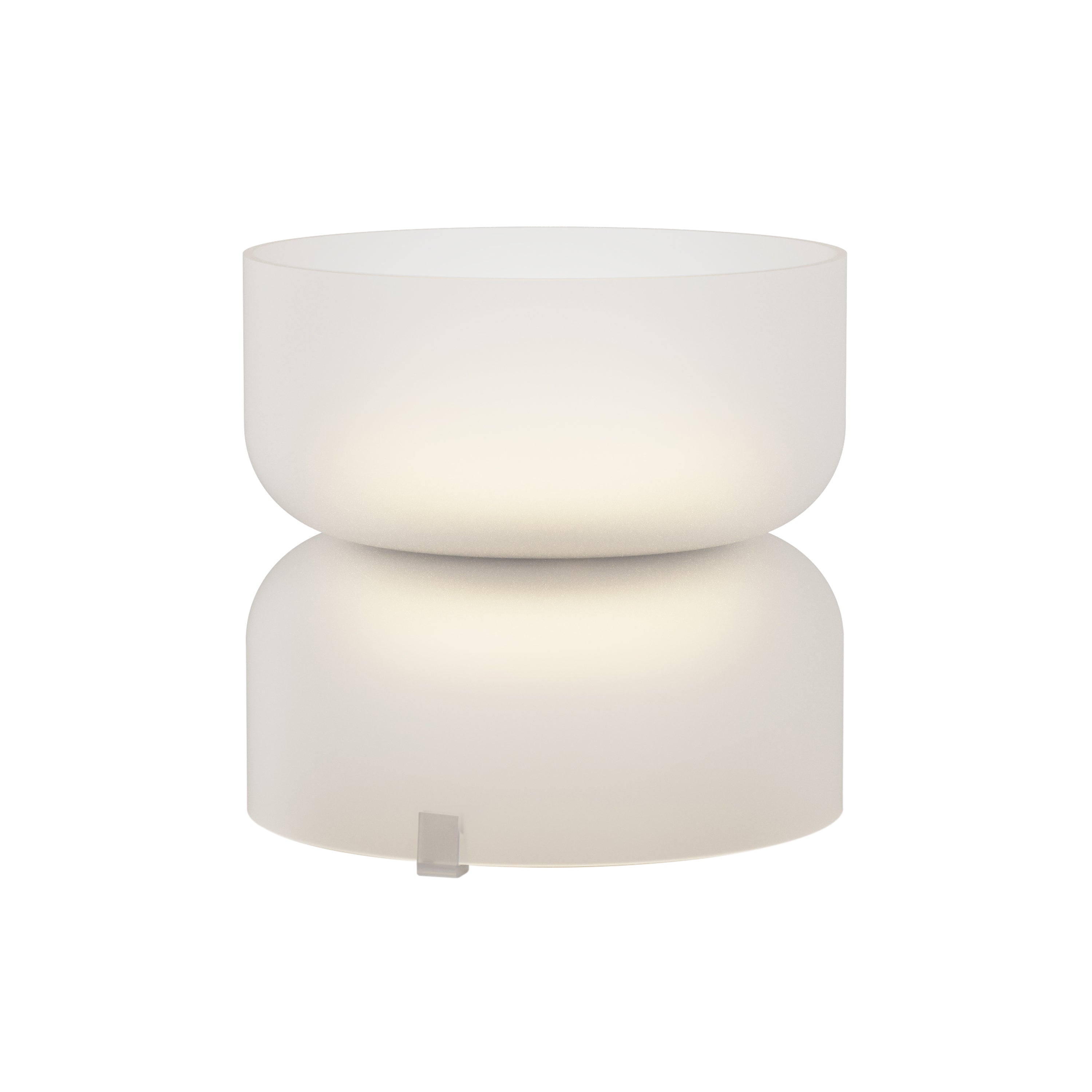 Totem Mini Table Lamp: White