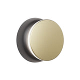 Totem Puck: Matte Black + Brass